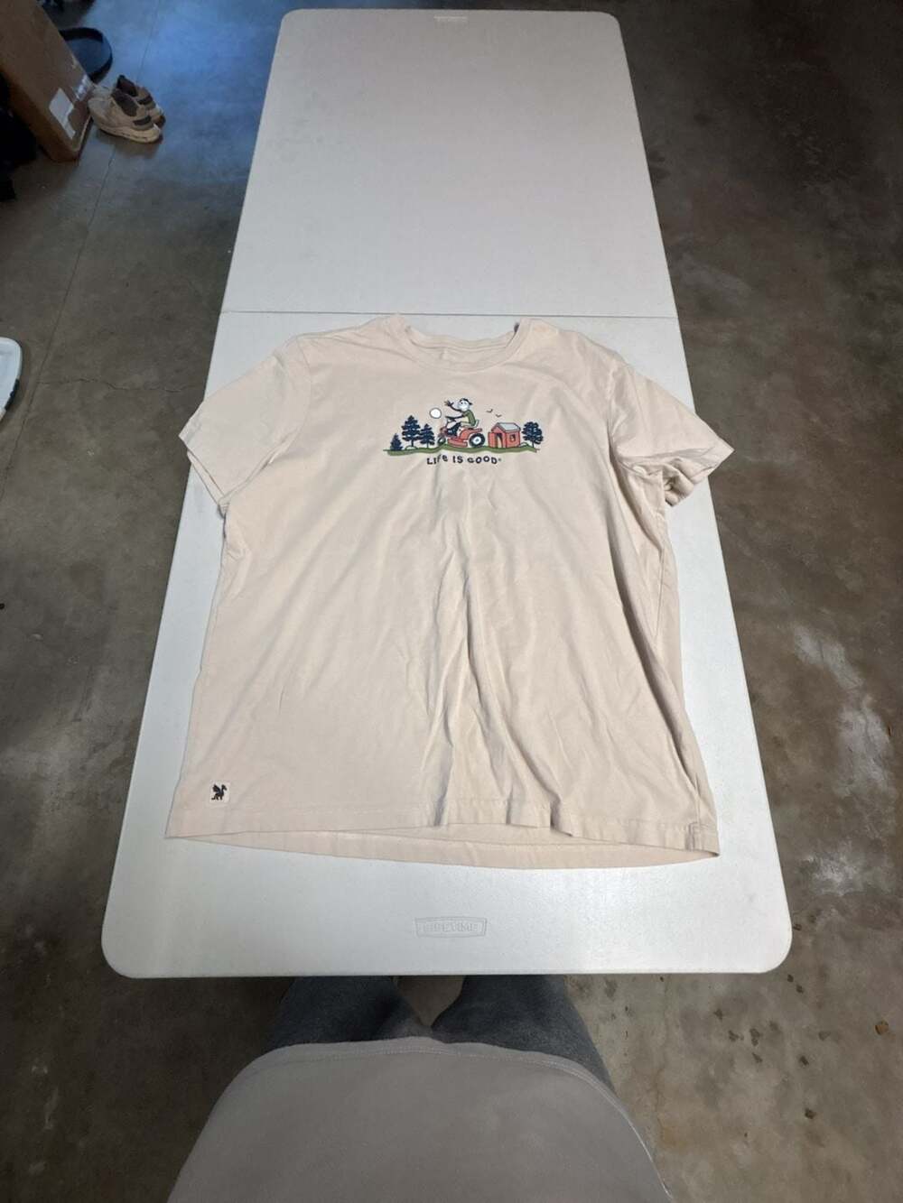 Life is Good Men's Crusher Tee Mowing Graphic T-Shirt XXL